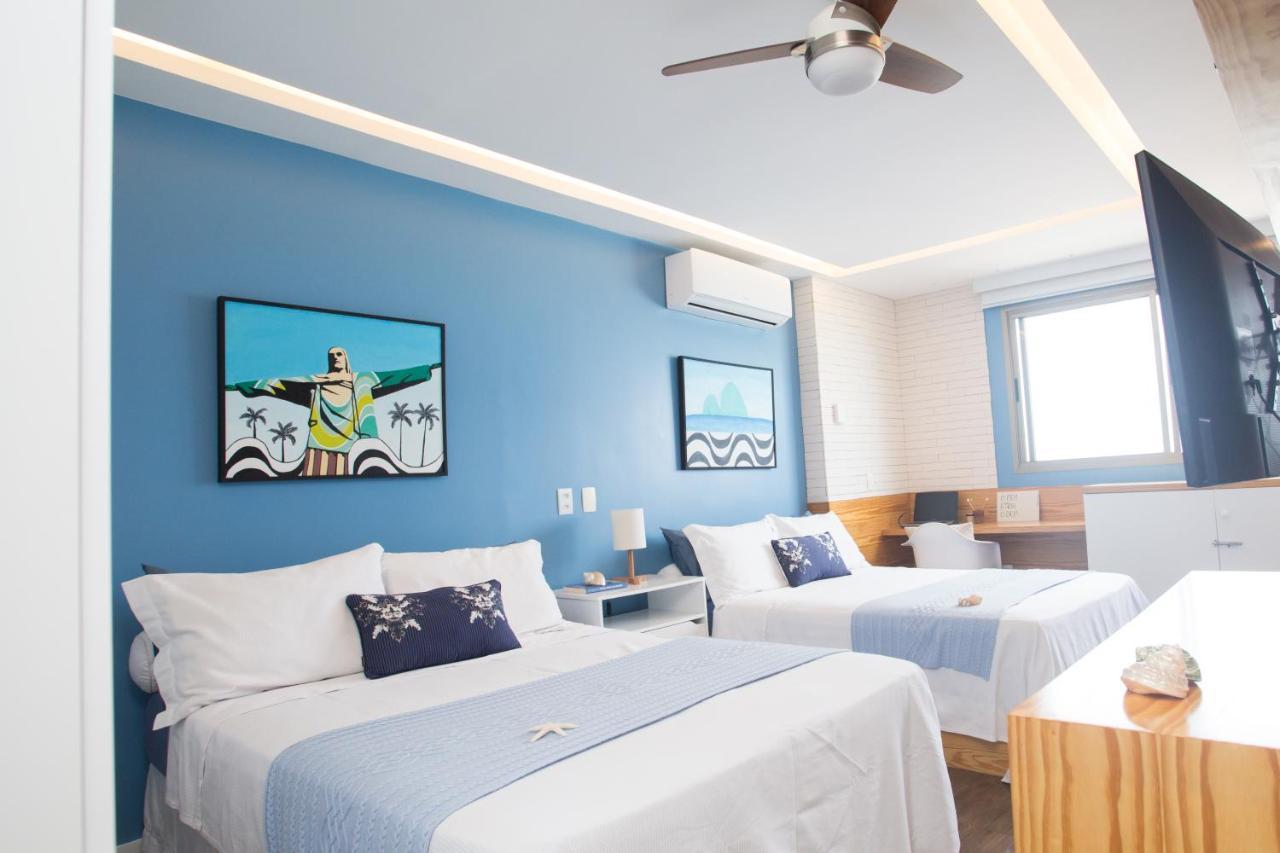 Barra Da Tijuca De Frente Para O Mar - 2 Suites Ate 6 Pessoas Em Camas Рио де Жанейро Екстериор снимка