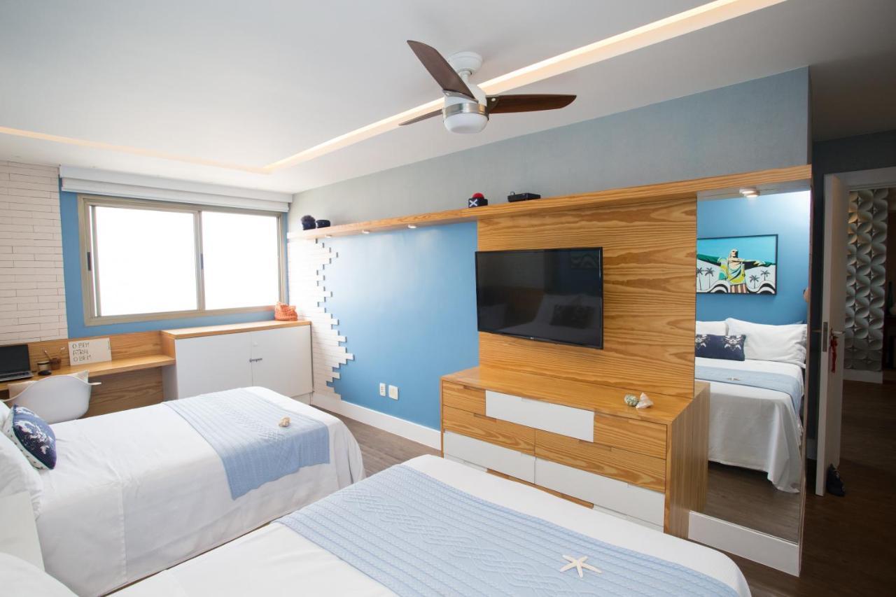 Barra Da Tijuca De Frente Para O Mar - 2 Suites Ate 6 Pessoas Em Camas Рио де Жанейро Екстериор снимка