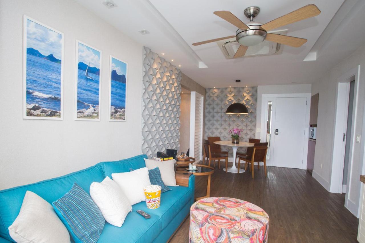 Barra Da Tijuca De Frente Para O Mar - 2 Suites Ate 6 Pessoas Em Camas Рио де Жанейро Екстериор снимка